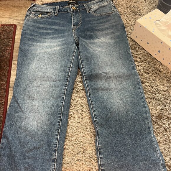 NWT True Religion Billie Flap Straight Capri size 28 - Picture 9 of 14